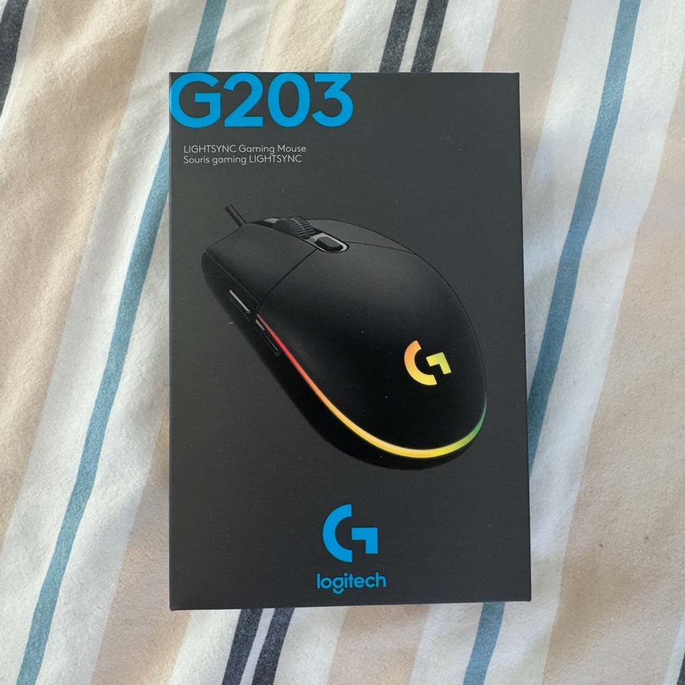 Logitech G203 Lightsync RGB Mouse - Black